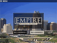 Tablet Screenshot of empirebizbroker.com